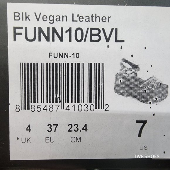 Platform Goth Sandals Black Matte Web Toe Strap With Spider Buckle Funn 10 - Picture 13 of 16